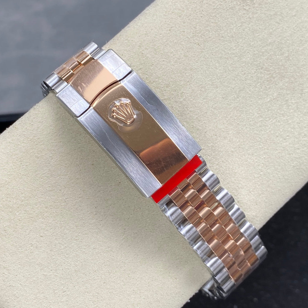Rolex Date Just “Chocolate”Diamond Dial