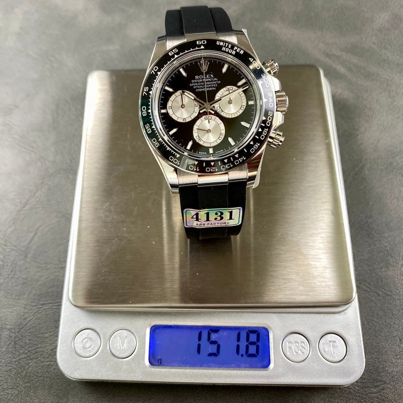 Rolex "Daytona" Black Dial Silver