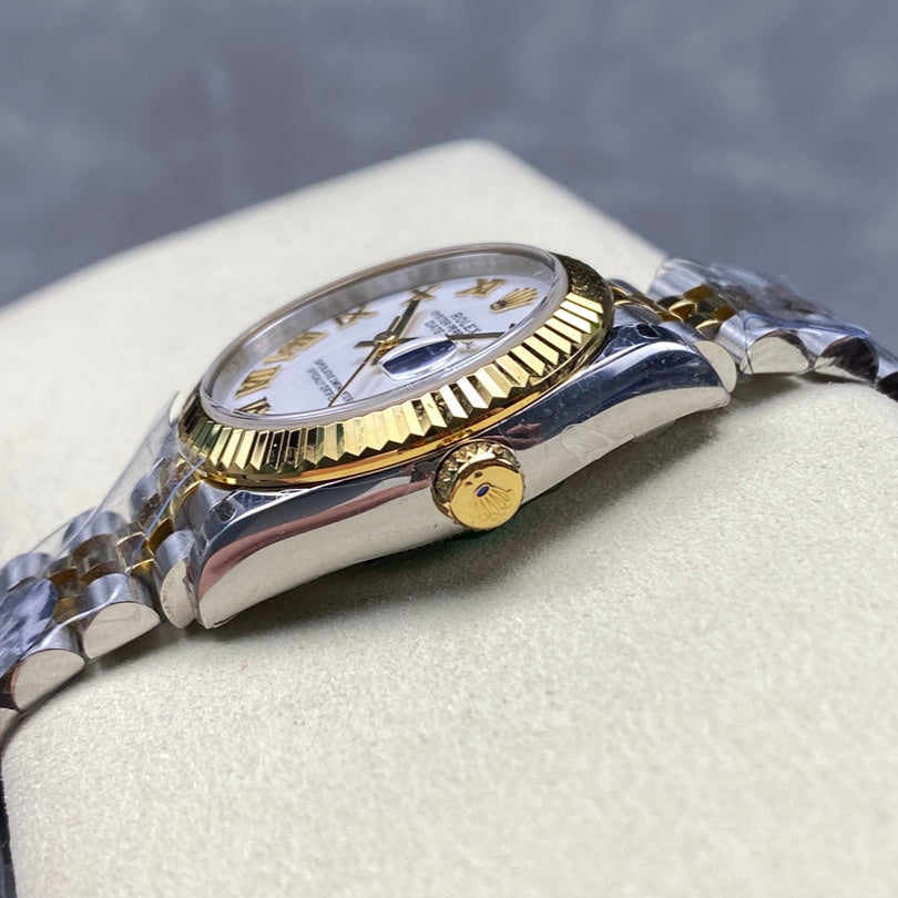Rolex "Date Just Roman Two Tone Gold" 31mm Woman