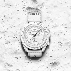 SwatchO Moonphase Snoopy White