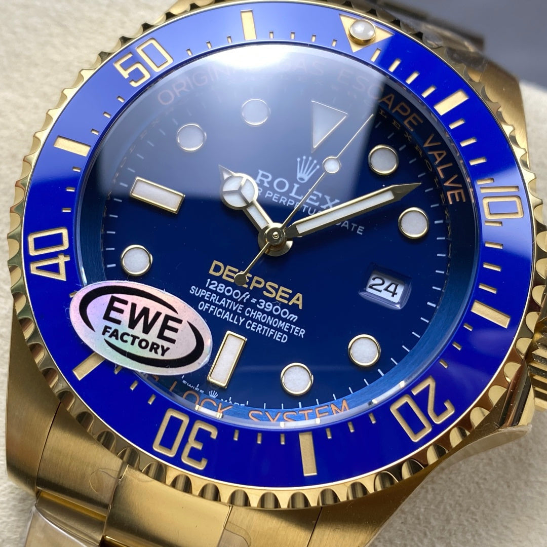 Rolex Deep Sea Gold Blue Dial