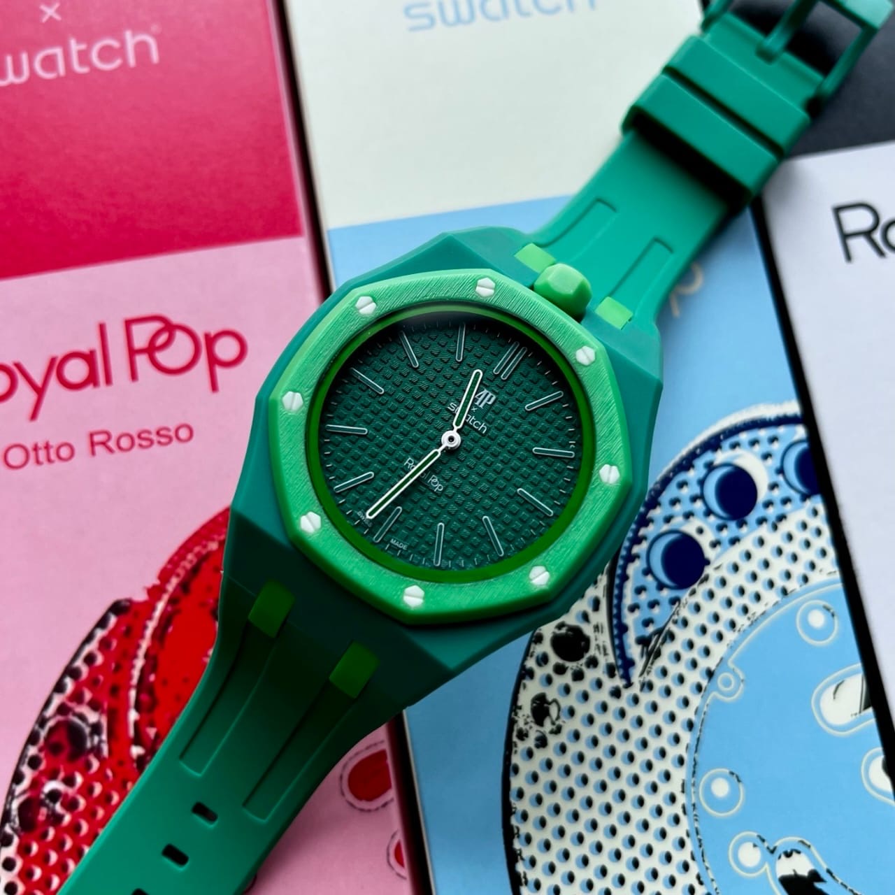 Swatch AP Royal Pop green eight