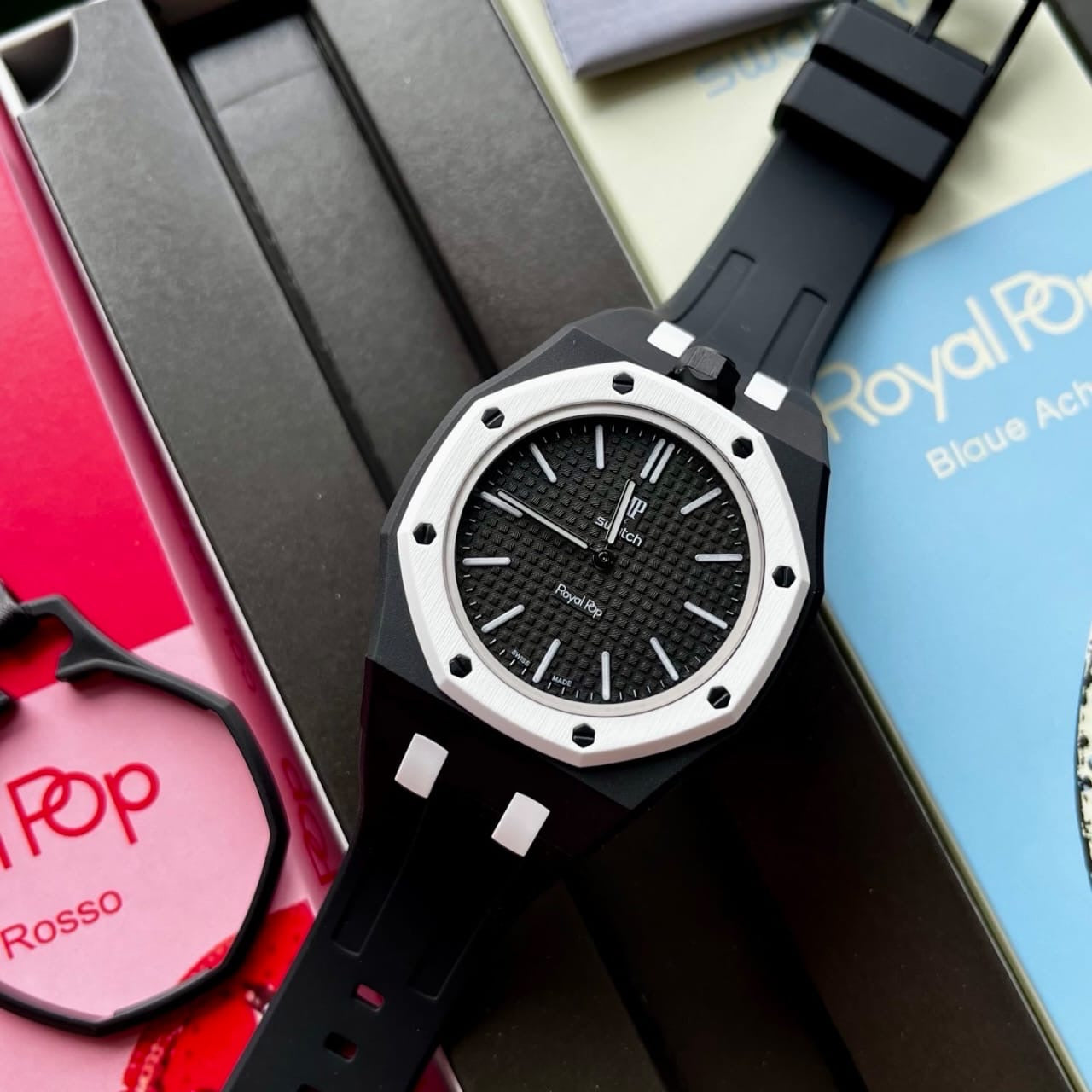 Swatch AP Royal Pop ocho negro