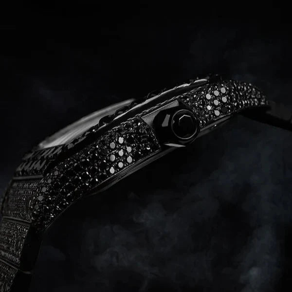 Cartier VVS Black Diamonds Watch