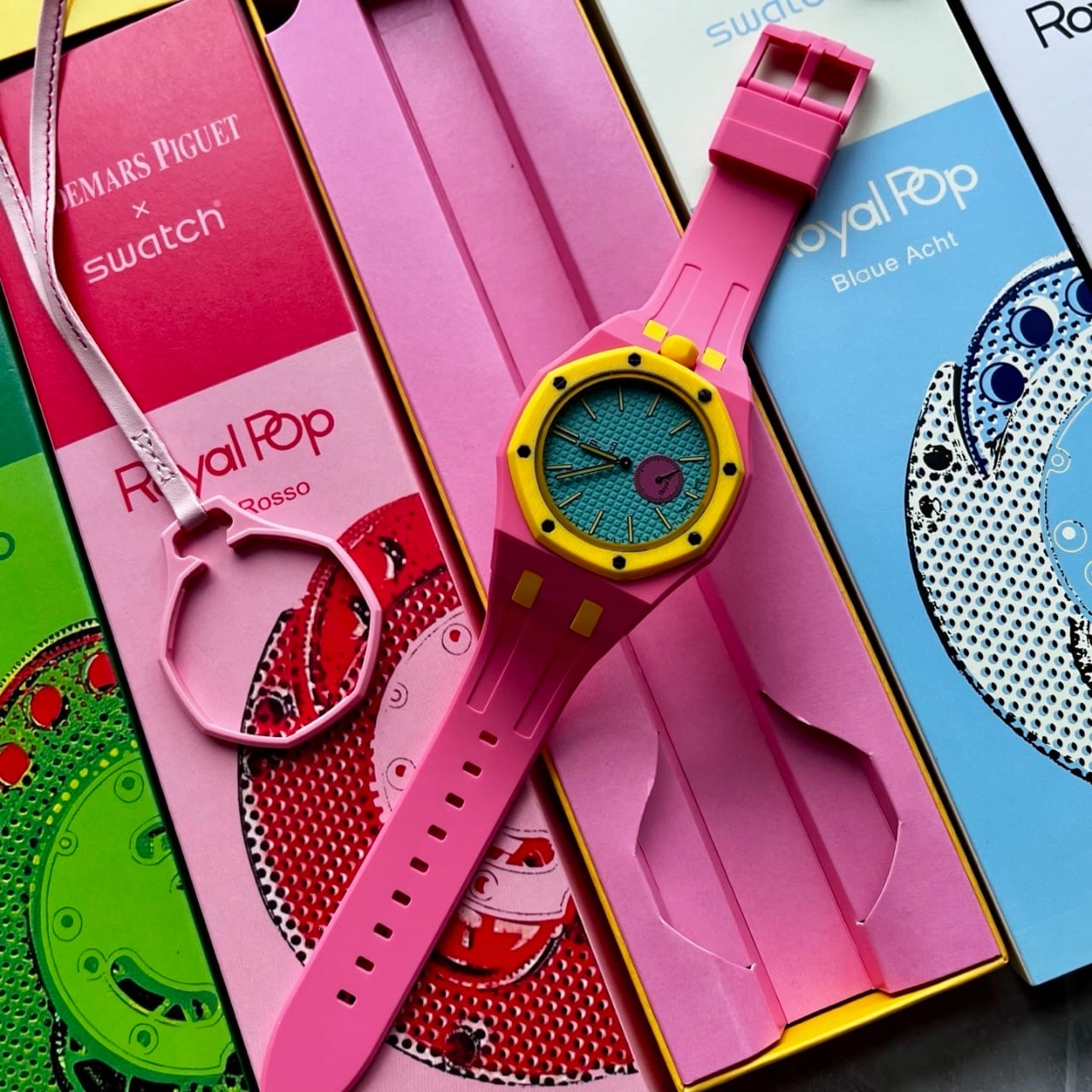 Swatch AP Royal Pop OTG ROZ