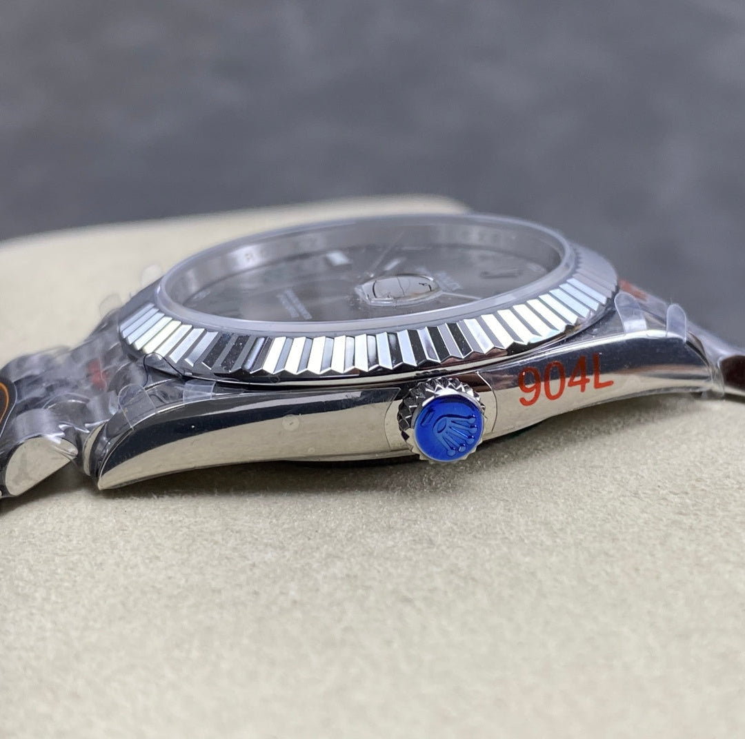 Rolex "Date Just Wimbeldon Silver