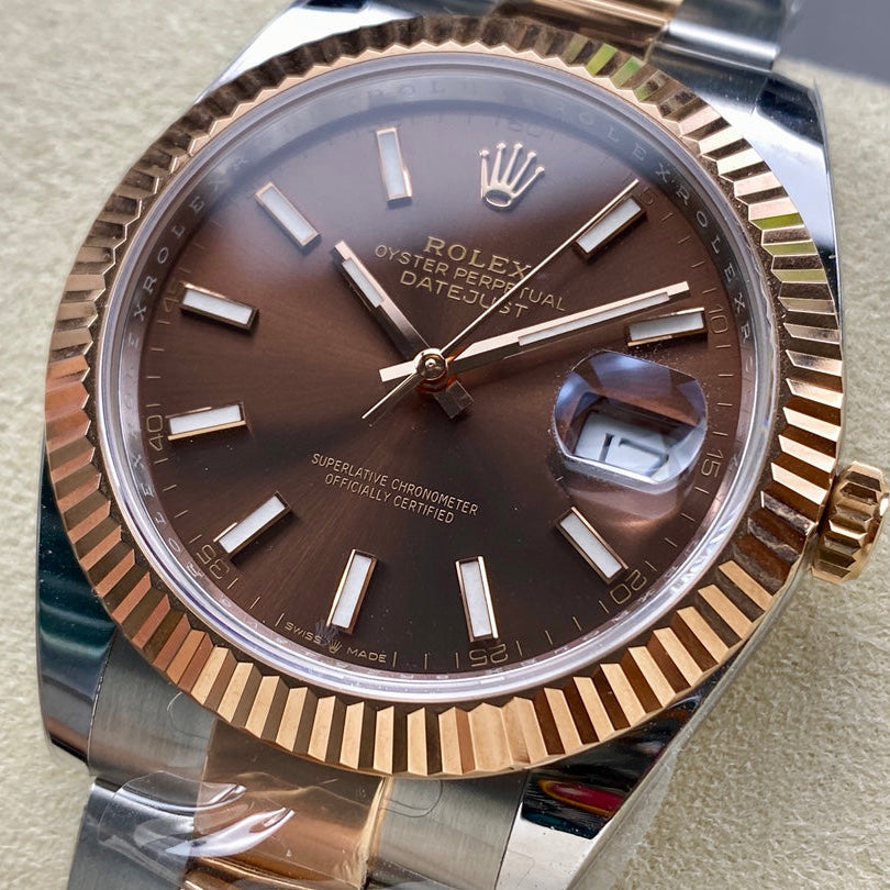 Rolex Date Just “Chocolate”