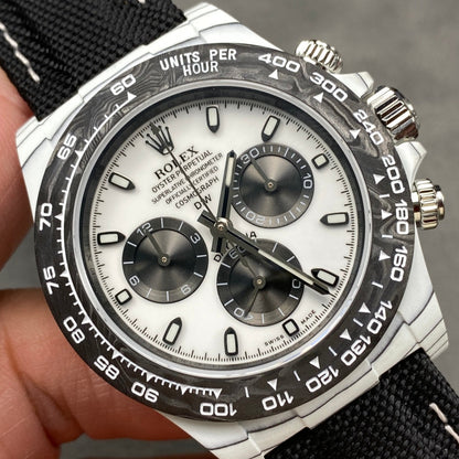 Rolex "Daytona" Carbon White