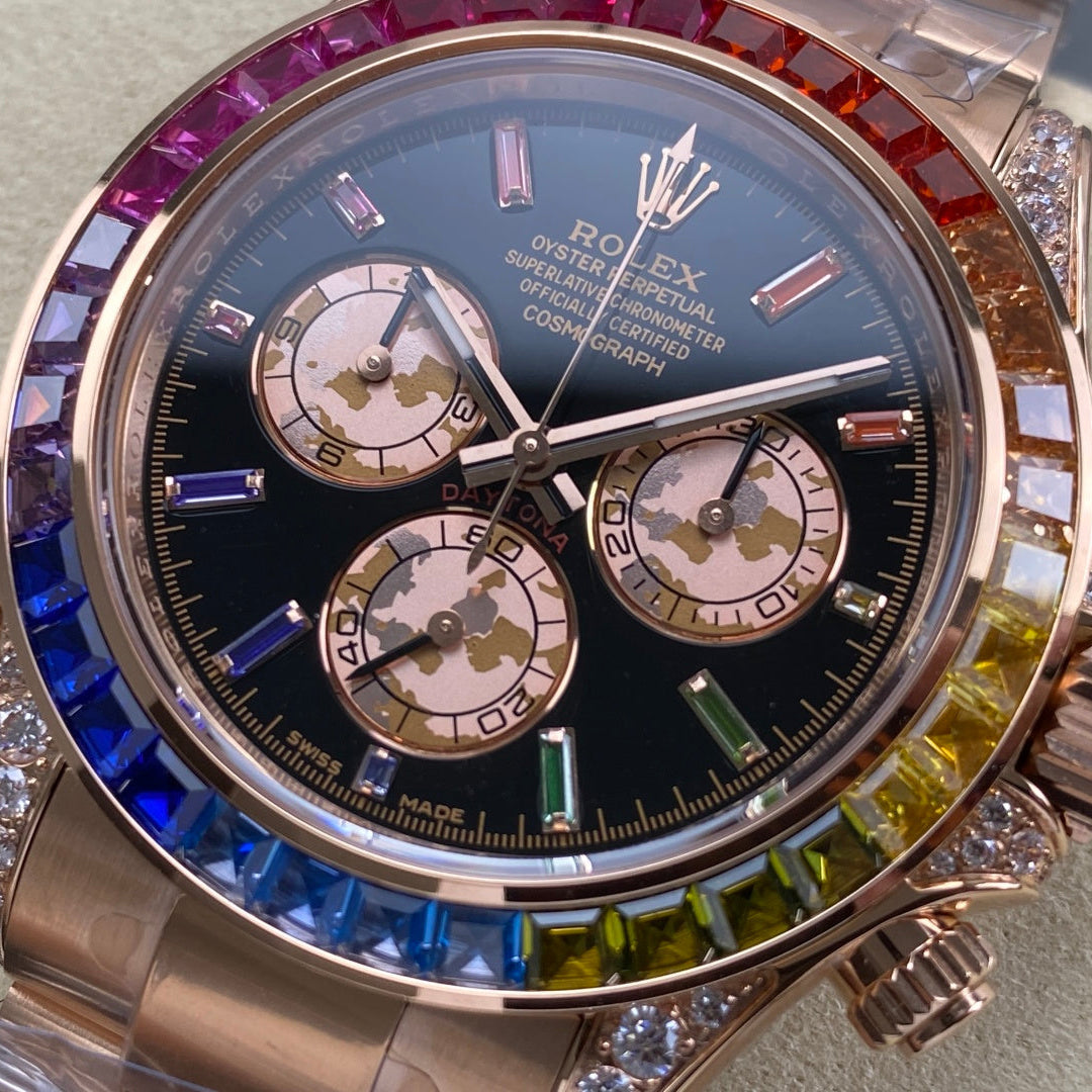 Rolex "Daytona" Rainbow Rose