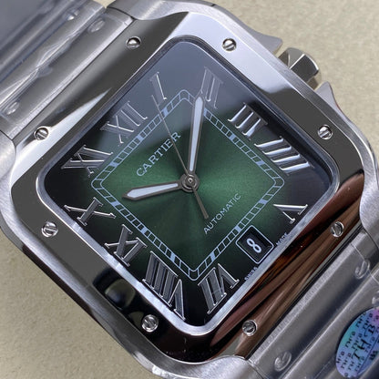 Cartier Santos Green Dial