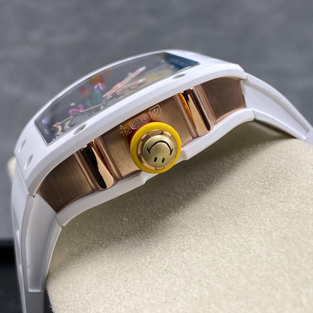 Richard Mille Happy Face White