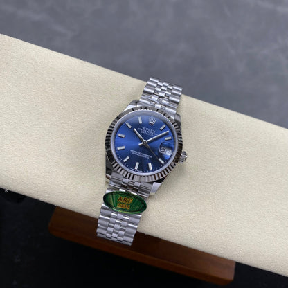 Rolex Blue Dial Woman