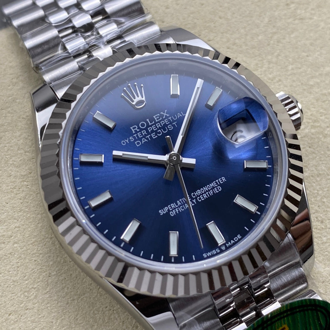 Rolex Blue Dial Woman