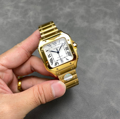 Cartier Santos Gold