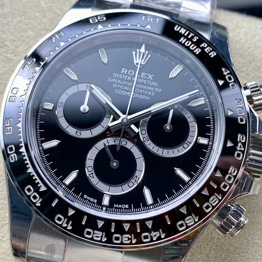 Rolex "Daytona" Silver Black Dial