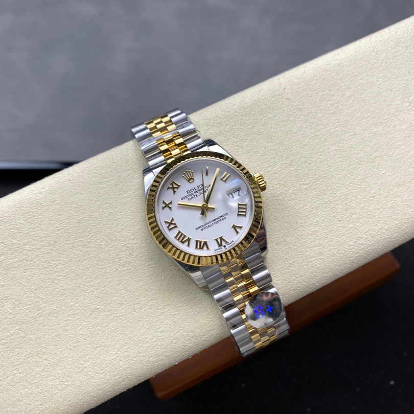 Rolex "Date Just Roman Two Tone Gold" 31mm Woman
