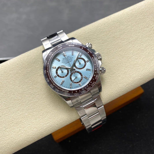 Rolex Daytona "Platinum" With Baguette Diamond